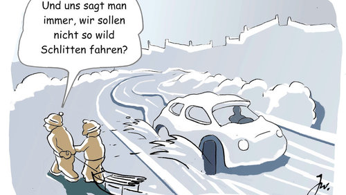 So fährt man im Winter sicher Wichtig im Winter: Vorsichtig und vorausschauend fahren.