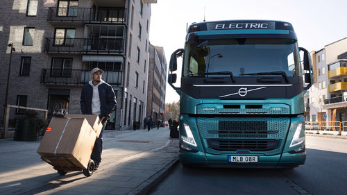 Volvo elektrifiziert den Gütertransport 