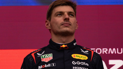 "Verlasse mich nicht auf Hoffnung" Max Verstappen auf dem Podium in Baku