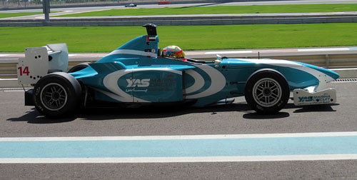 Motorsport: News F3000-Test, Thomas Jäger, Yas Marina 2013