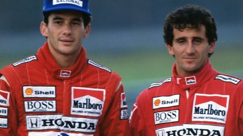 Alain Prost erinnert sich Alain Prost (rechts) ist nicht gerne gegen Ayrton Senna gefahren