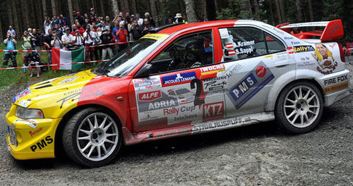 ARC: Kärnten-Rallye Alfred Kramer, Sigmund Sappl, Mitsubishi Lancer Evo, Kärnten-Rallye 2012