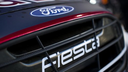 Das ist anders Ford-Logo auf der Frontpartie eine Fiesta WRC (Symbolbild)