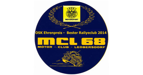 ORM: Waldviertel-Rallye OSK-Ehrenpreis 2014, Bester Rallyeclub 2014, MCL 68