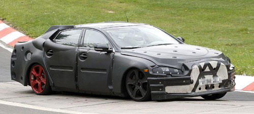 ERWISCHT: neuer Jaguar XJ, schwer getarnt 