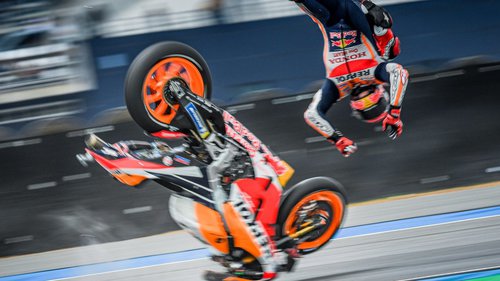 MotoGP: Kritik an Michelin Stürze auf Grund von ausgekühlten Reifen sieht man in der MotoGP recht häufig