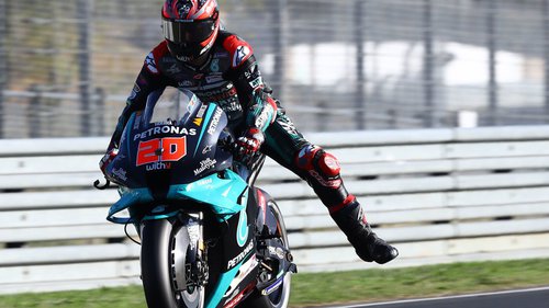 MotoGP Le Mans: Quartararo mit dritter Saisonpole, zwei Ducatis in Reihe eins Fabio Quartararo stürmte auf seiner Heimstrecke am Samstag zur Pole