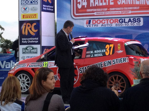 RALLYE | IRC 2012 | Sanremo-Rallye | Galerie 13 Österreicher/Schlusszeremonie 