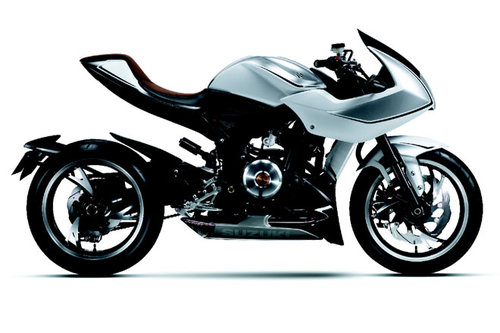 Motorrad-Studie mit Turbo von Suzuki 