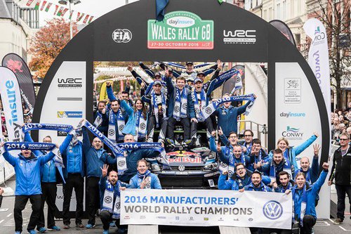 RALLYE | 2016 | WRC | Großbritannien | Siegerehrung 
