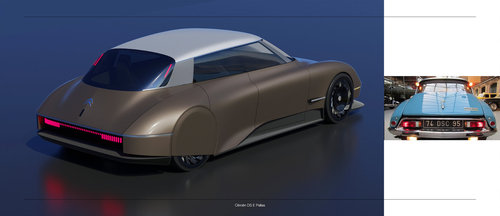 Autodesigner entwirft modernen Citroën DS 