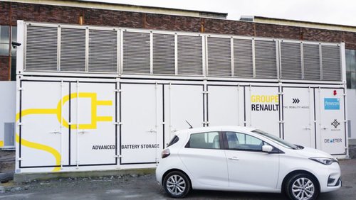 Renault baut Stromspeicher aus Zoe-Akkus 