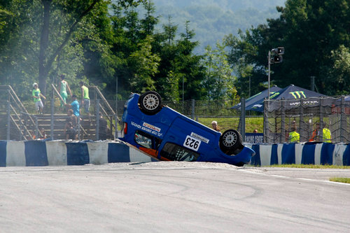 MOTORSPORT | Rallycross-ÖM: Greinbach | Crashes 