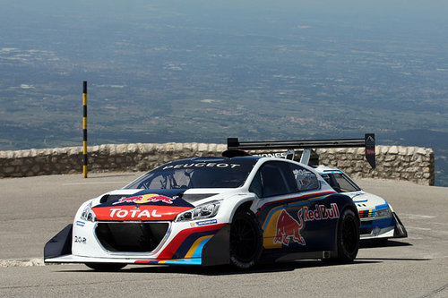MOTORSPORT | Pikes Peak | Peugeot Loeb |  Testfahrten Mont Ventoux 