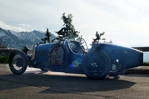 Bugatti-Gipfeltreffen in Roßfeld Berchtesgaden 