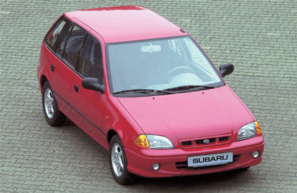 Subaru Modellpalette 2002 
