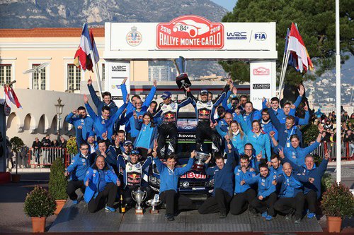 RALLYE | WRC 2016 | Rallye Monte Carlo | Galerie Siegerehrung 