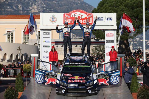 RALLYE | WRC 2016 | Rallye Monte Carlo | Galerie Siegerehrung 
