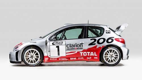 Peugeot 206 WRC ex-Grönholm zu verkaufen 