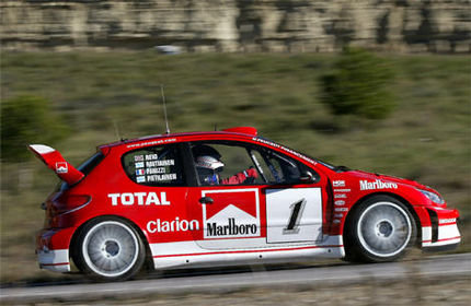 Rallye-WM: Peugeot Launch 2003 