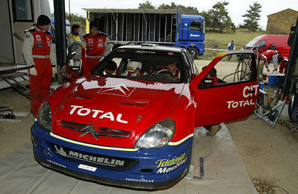 Citroën Xsara WRC - Testfahrten 