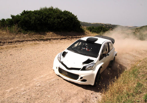 RALLYE | Toyota Yaris WRC | Schottertest | Tergu 2014 