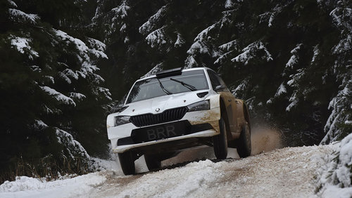 Baumschlager: Feinabstimmung des Skoda Fabia R5 Evo 