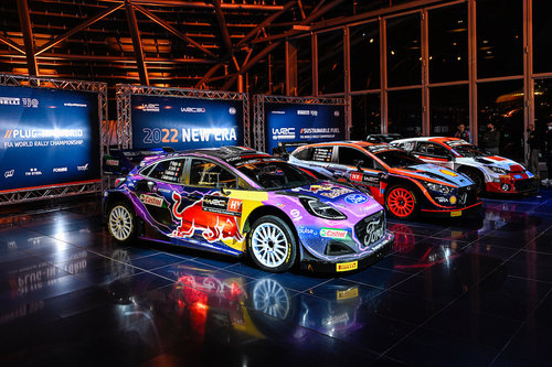WRC-Launch 2022 in Salzburg: Teams zeigen ihre Rally1-Autos 