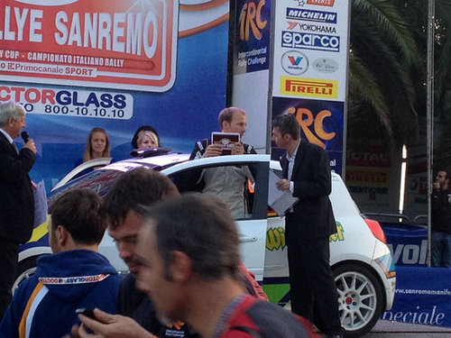 RALLYE | IRC 2012 | Sanremo-Rallye | Galerie 13 Österreicher/Schlusszeremonie 