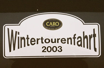Wintertourenfahrt 2003 