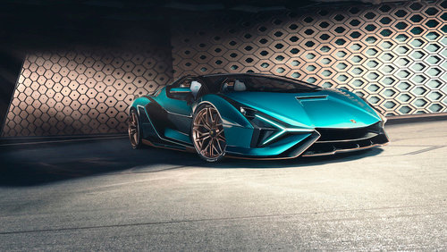 Lamborghini Sián Roadster: Der blaue Blitz 