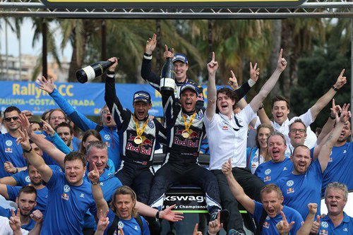 RALLYE | WRC 2015 | Spanien | Siegerehrung 