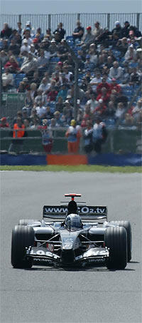 Patrick Friesacher 2005 im Minardi-Formel 1. 
