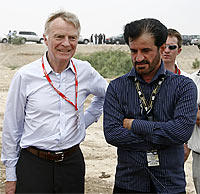 Max Mosley und Mohammad bin Sulayem. 