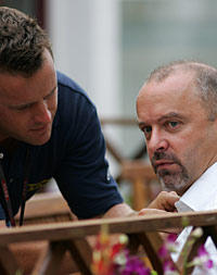 Mike Gascoyne beim GP in Singapur. 