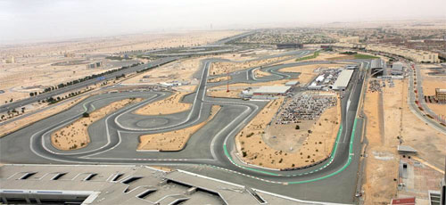  Dubai Autodrome, Luftaufnahme