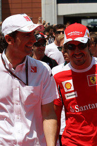  Pedro de la Rosa, Fernando Alonso, Türkei 2010
