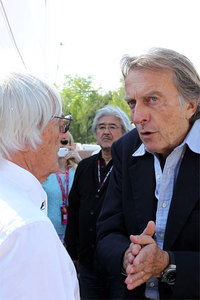  Ecclestone, Montezemolo, Montmelo 2013