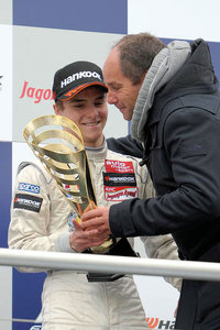  Lucas Auer, Gerhard Berger, Hockenheimring, F3-EM 2014