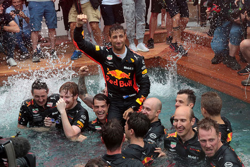  Daniel Ricciardo Monaco 2018