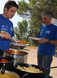 Francois Duval und sein Co-Pilot Patrick Pivato. 