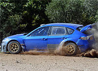 Der neue Subaru in der WRC-Version - der Gruppe-N-Bolide wurde von Stohl Racing entwickelt. 