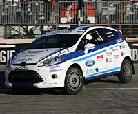 Der Ford Fiesta R2 bei der Motorshow in Bologna. 