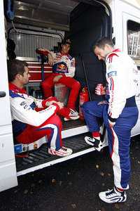  Loeb, Sordo und Ogier, Rallye de France 2010