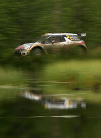  Sordo, del Barrio, Citroen DS3 WRC, Finnland 2013